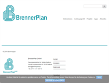 Tablet Screenshot of brennerplan.de